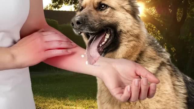 狗狗可以舔伤口吗_狗狗可以舔伤口吗图片