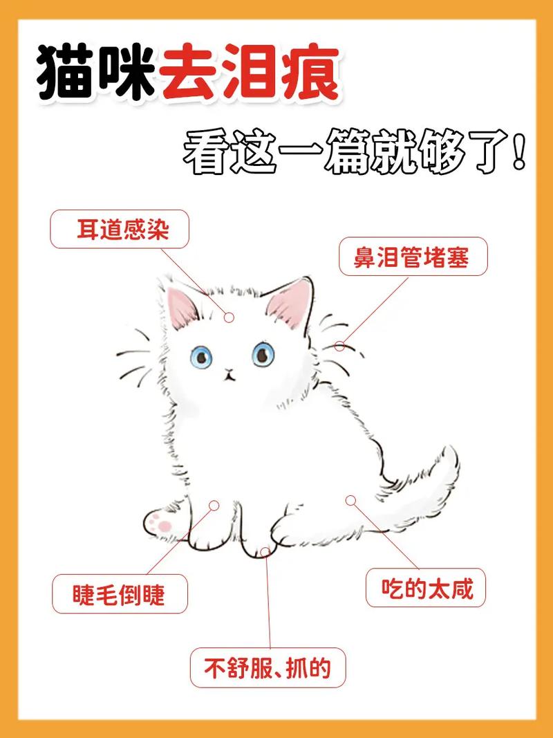  猫咪怎么去泪痕，怎么去猫咪的泪痕-第2张图片-后鲨宠物