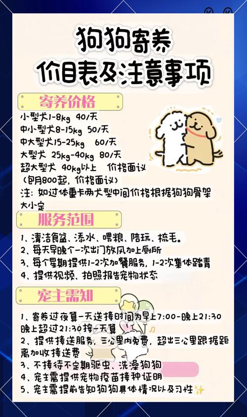 狗狗寄养多少钱一天_宠物狗寄养多少一天-第1张图片-后鲨宠物