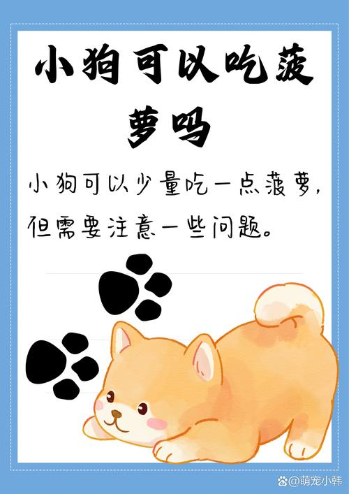 小狗狗可以吃菠萝吗,小狗狗可以吃菠萝吗为什么?-第1张图片-后鲨宠物 小狗狗可以吃菠萝吗,小狗狗可以吃菠萝吗为什么?-第1张图片-后鲨宠物