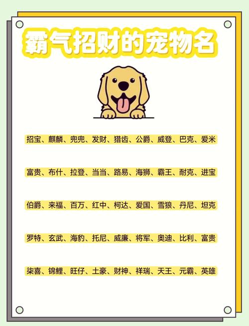 寓意招财的狗狗名字_招财运的狗名字-第4张图片-后鲨宠物 寓意招财的狗狗名字_招财运的狗名字-第4张图片-后鲨宠物