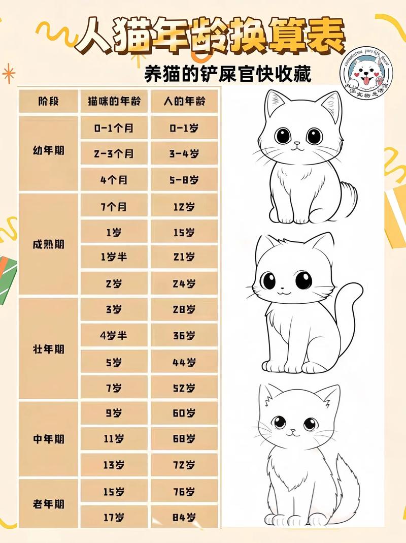 猫咪一岁相当于人几岁,猫一生认几个主人-第4张图片-后鲨宠物 猫咪一岁相当于人几岁,猫一生认几个主人-第4张图片-后鲨宠物
